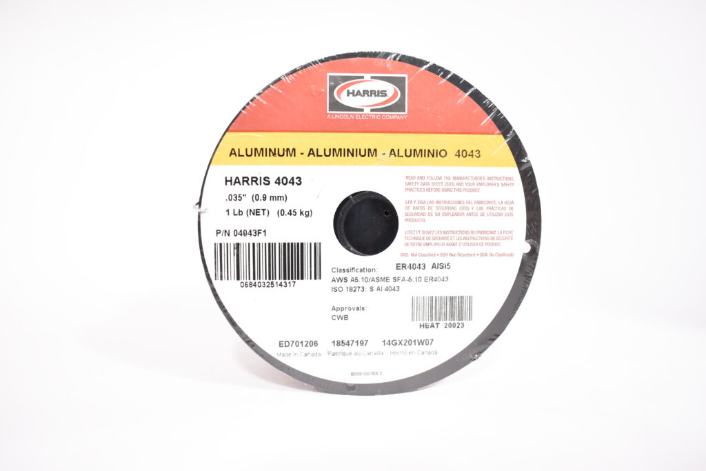 Rollo De Micro alambre Aluminio 4043 .035 1lb Marca Harris